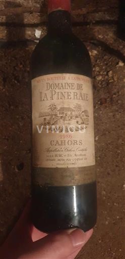 Sydväst Cahors Domaine La Pinerie 1986