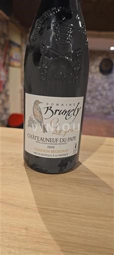 Rhônen laakso Châteauneuf-du-Pape Domaine Brunely Les Grives 2020