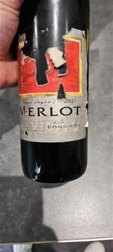 Languedoc og Roussillon Pays d'Oc Sélection Bernard Loiseau 2001