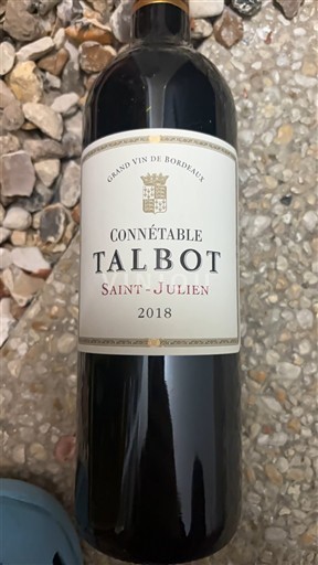 Bordeaux Saint-Julien Grand Cru Château Talbot Connétable 2018