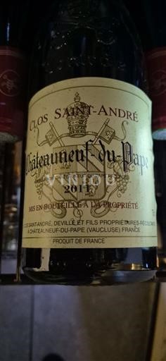 Vale do Ródano Châteauneuf-du-Pape Clos Saint-André 2012