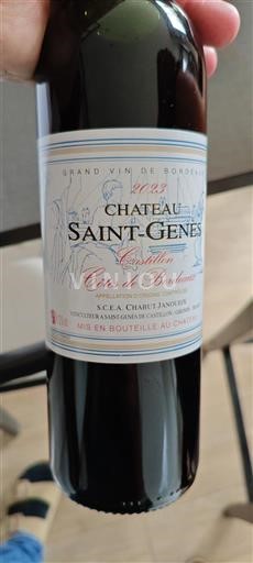 Bordeaux Castillon-côtes-de-bordeaux Château Saint-Genès 2023