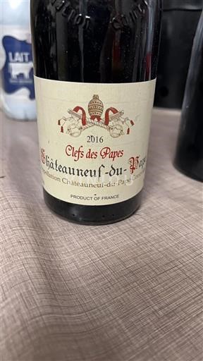 Rona dolina Châteauneuf-du-Pape Clefs des Papes 2016