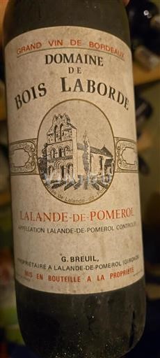 Burdeos Lalande-de-Pomerol Domaine Bois Laborde 1978