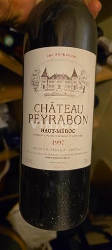 Bordeaux Haut-Médoc Cru Bourgeois Château Peyrabon 1997