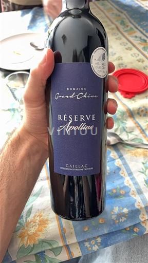 Sydväst Gaillac Domaine Grand Chêne Réserve Apolline 2021
