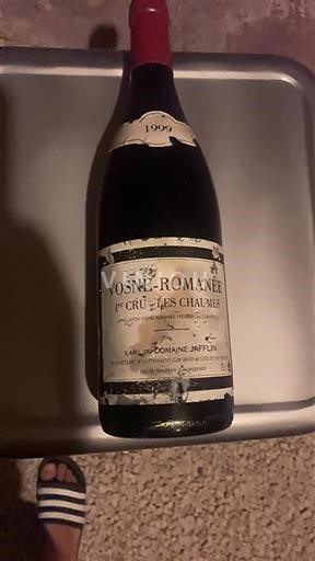 Burgundy Vosne-Romanée Premier Cru Domaine Jafflin Les chaumes 1999