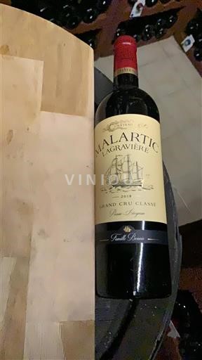 Bordeaux Pessac-Léognan grand cru classé Château Malartic Lagravière 2018