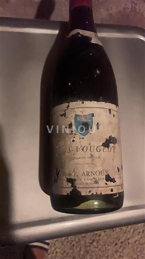 Borgoña Clos-de-vougeot Grand Cru Robert Arnoux 1995