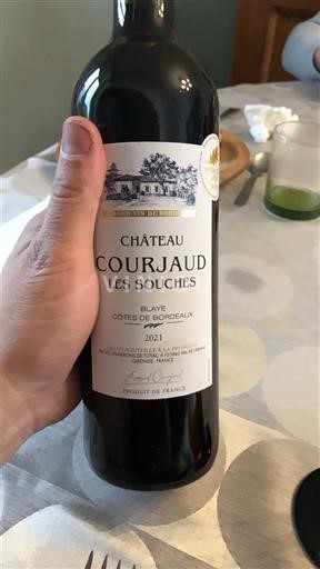 Bordeaux Blaye-Côtes-de-Bordeaux Château Courjaud Les Souches 2021