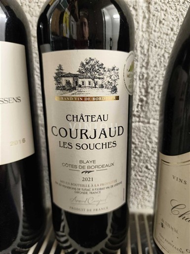 Bordeaux Blaye Côtes de Bordeaux Château Courjaud Les Souches 2021