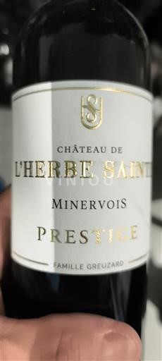 Langvedok Minervois Château L'Herbe Sainte Prestige 2023