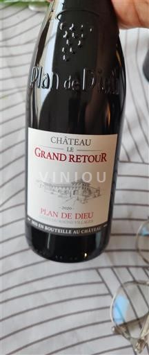 Rhône-dalen Côtes-du-Rhône-Villages Château Le Grand Retour Plan de Dieu 2020