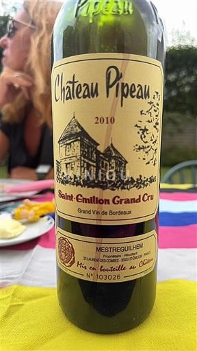 Bordeaux Saint-Émilion Grand Cru Grand Cru Château Pipeau 2010