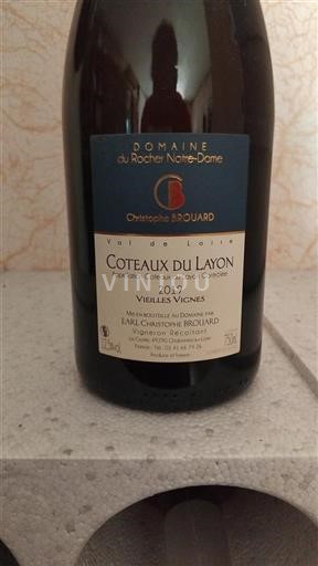 Valle del Loira Coteaux-du-Layon Domaine Rocher Notre-Dame Vieilles Vignes 2019