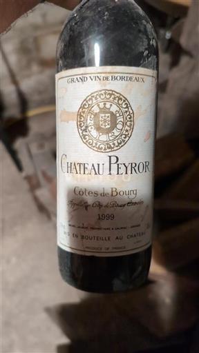 Bordeaux Côtes-de-bourg Château Peyrabon 1999