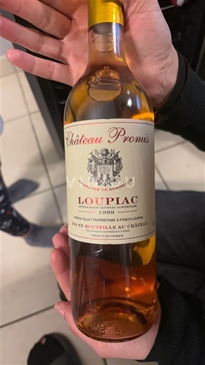 Bordeaux Loupiac Château Promis 1999