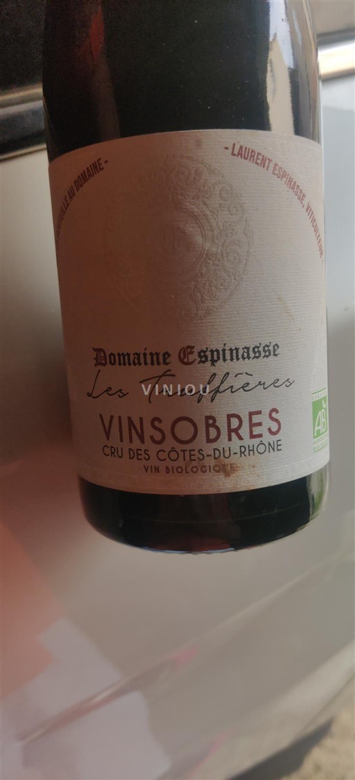 Rhônetal Vinsobres Domaine Espinasse Les Truffières 2022