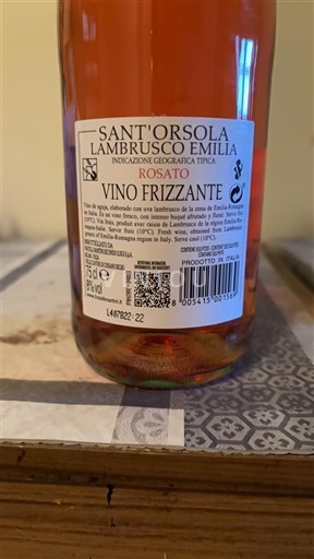 Емілія-Романья Не вказано Sant'Orsola Без вінтажу