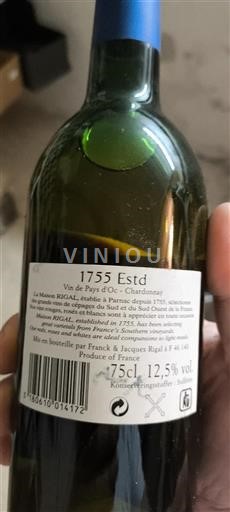 Languedoc-Roussillon Pays d'Oc Rigal 1755 Estd 2004