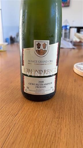 Alsazia Alsazia Grand Cru Grand Cru Edmond Rentz Froehn 2008