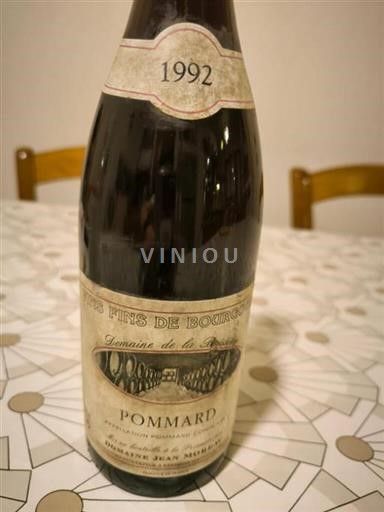 Burgundija Pommard Domaine Jean Monnier et Fils 1992