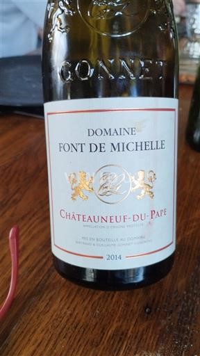 Rhônevallei Châteauneuf-du-Pape Domaine Font de Michelle 2014