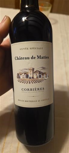 Langvedok Corbières Château Mattes Spéciale 2020