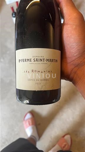 Rhônevallei Côtes-du-rhône Domaine La Ferme Saint-Martin Les Romanins 2022