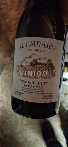 Loire Valley Vouvray Domaine Huet Le Haut-Lieu Demi-Sec 2020