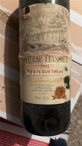 Bordeaux Montagne-Saint-Émilion Château Teyssier 2004
