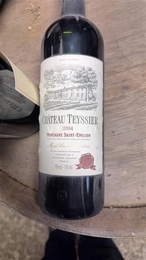Bordeaux Montagne-Saint-Émilion Château Teyssier 2004