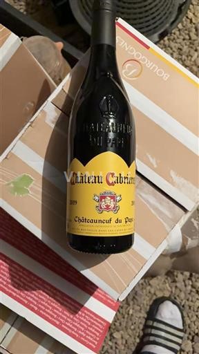 Rhône-dalen Châteauneuf-du-Pape Château Cabrières 2019