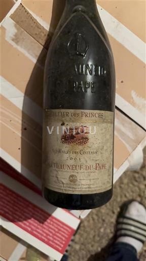 Thung lũng Rhône Châteauneuf-du-pape Cellier des Princes Les Hauts des Coteaux 2003