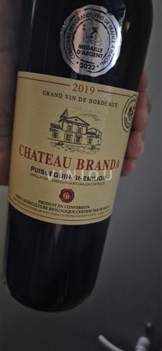 Burdeos Puisseguin-saint-émilion Château Branda 2019