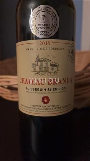 Bordeaux Puisseguin-Saint-Émilion Château Branda 2019
