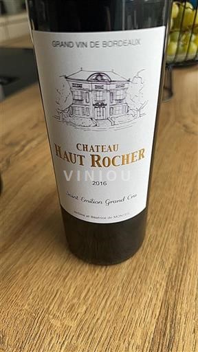 Bordeaux Saint-Émilion Grand Cru Château Haut Rocher 2016