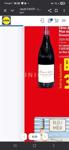 Rhône-dalen Côtes-du-Rhône-Villages Domaine Lebron 2024