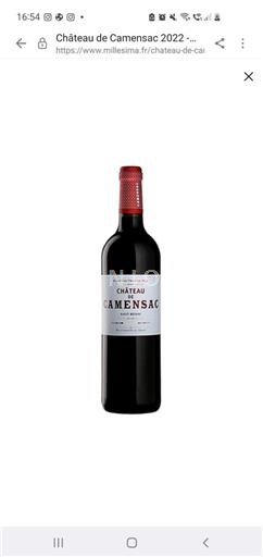 Burdeos Haut-Médoc Grand Cru Château Camensac 2022