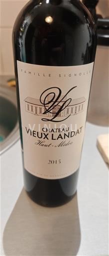 Bordeaux Haut-Médoc Château Vieux Landat 2015
