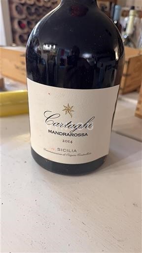 Sicily Mandrarossa Cartagho 2014