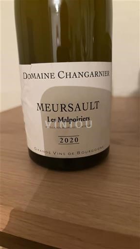 Burgund Meursault Domaine Changarnier Les Malpoiriers 2020
