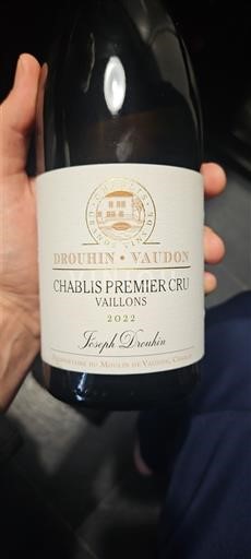 Bourgogne Chablis Premier Cru Drouhin Vaudon Vaillons 2022