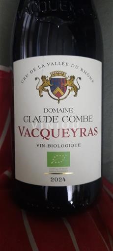 Thung lũng Rhône Vacqueyras Domaine Claude Combe 2024