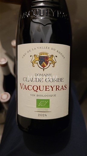 Rhônen laakso Vacqueyras Domaine Claude Combe 2024