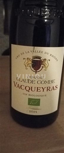 Rhônevallei Vacqueyras Domaine Claude Combe 2024