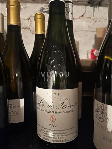 Vallée de la Loire Clos de la Coulée de Serrant 2017