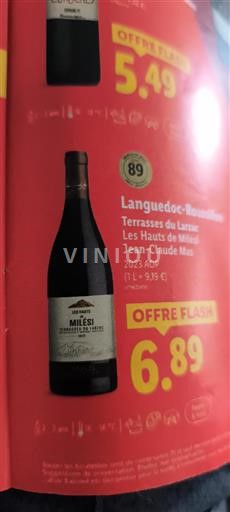 Languedoc Terrasses du Larzac Jean-Claude Mas Les Hauts de Milési 2023