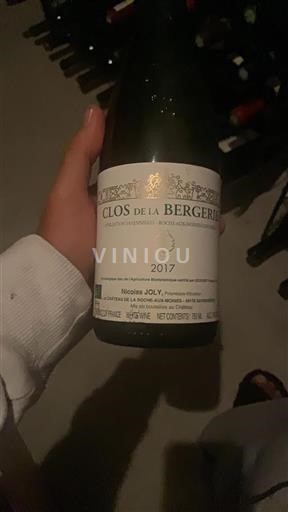 Loirevallei Savennières-roche-aux-moines Château La Roche-aux-Moines Clos de la Bergerie 2017
