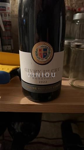 Burgundy Givry Premier Cru Domaine Vincent Lumpp Clos Saint-Paul 2022